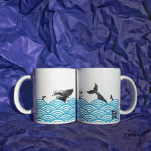Load image into Gallery viewer, Whales in the Ocean Coffee Mug