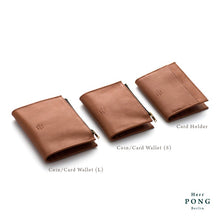 Load image into Gallery viewer, Calf Leather Coin/Card Wallet (L) in Gift Box