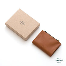 Load image into Gallery viewer, Calf Leather Coin/Card Wallet (S) in Gift Box