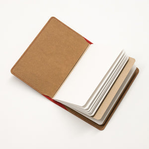 Leather Notebook Cover Red + 2-pack of the original Berlin Notebook gift set