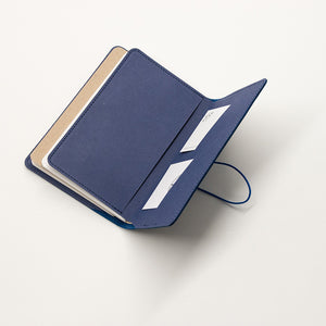 Leather Notebook Cover Blue + 2-pack of the original Berlin Notebook gift set