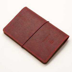 Leather Notebook Cover Red + 2-pack of the original Berlin Notebook gift set
