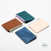 Load image into Gallery viewer, Herr PONG Berlin for NORR Kyoto - Coin Card Zip Wallet