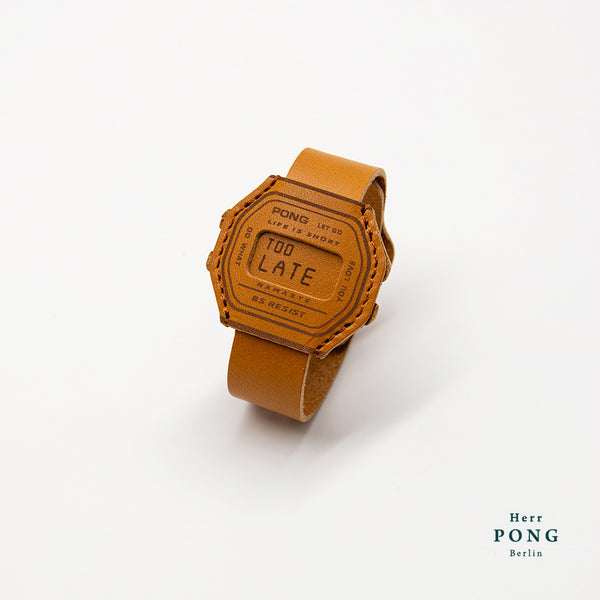 Too Late / To Die Young Leather Bracelet