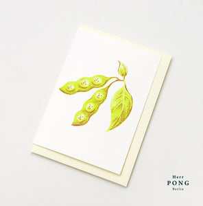 Risography Print A6 folded greeting card