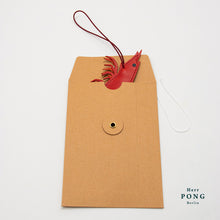 Load image into Gallery viewer, The Shrimp Leather Charm