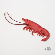 Load image into Gallery viewer, The Shrimp Leather Charm