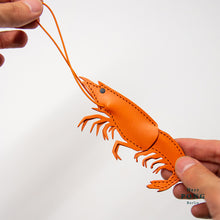Load image into Gallery viewer, The Shrimp Leather Charm