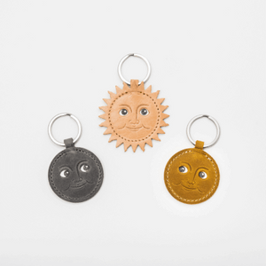 The Space Trio Keychain set (1 Sun +2 Moons)