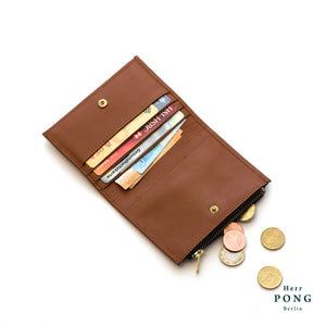 Calf Leather Coin/Card Wallet (L) in Gift Box