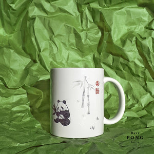 Pandas in der Bambuswald-Kaffeetasse