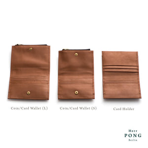 Calf Leather Coin/Card Wallet (S) in Gift Box