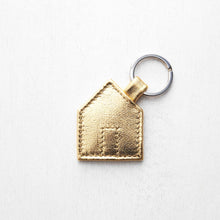 Laden Sie das Bild in den Galerie-Viewer, Das Haus Leder Schlüsselanhänger GOLD Edition