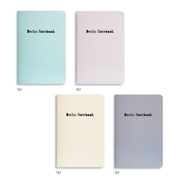 Berlin Notebook Calender Edition - Qlendar (4 Quarters)
