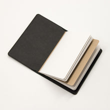 Load image into Gallery viewer, Leather Notebook Cover Black + 2-pack of the original Berlin Notebook gift set