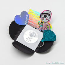 Load image into Gallery viewer, Serrini x Herr PONG Berlin - Diamond (Key)Ring + 3 Stickers gift set