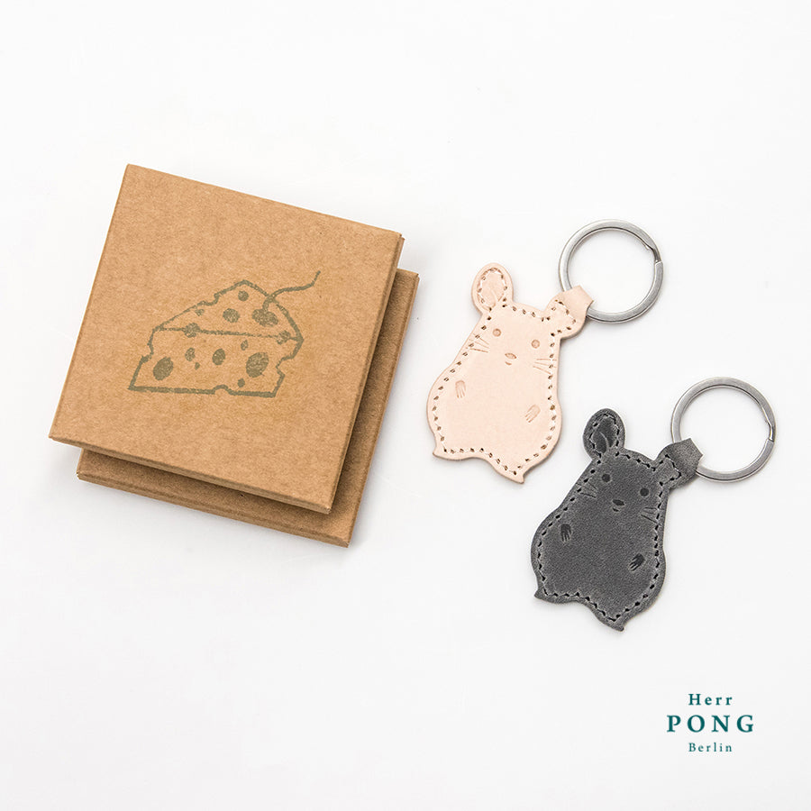 Little Twin Mouse Keychain Pair